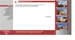 Desktop Screenshot of anwaltverein-ulm.de